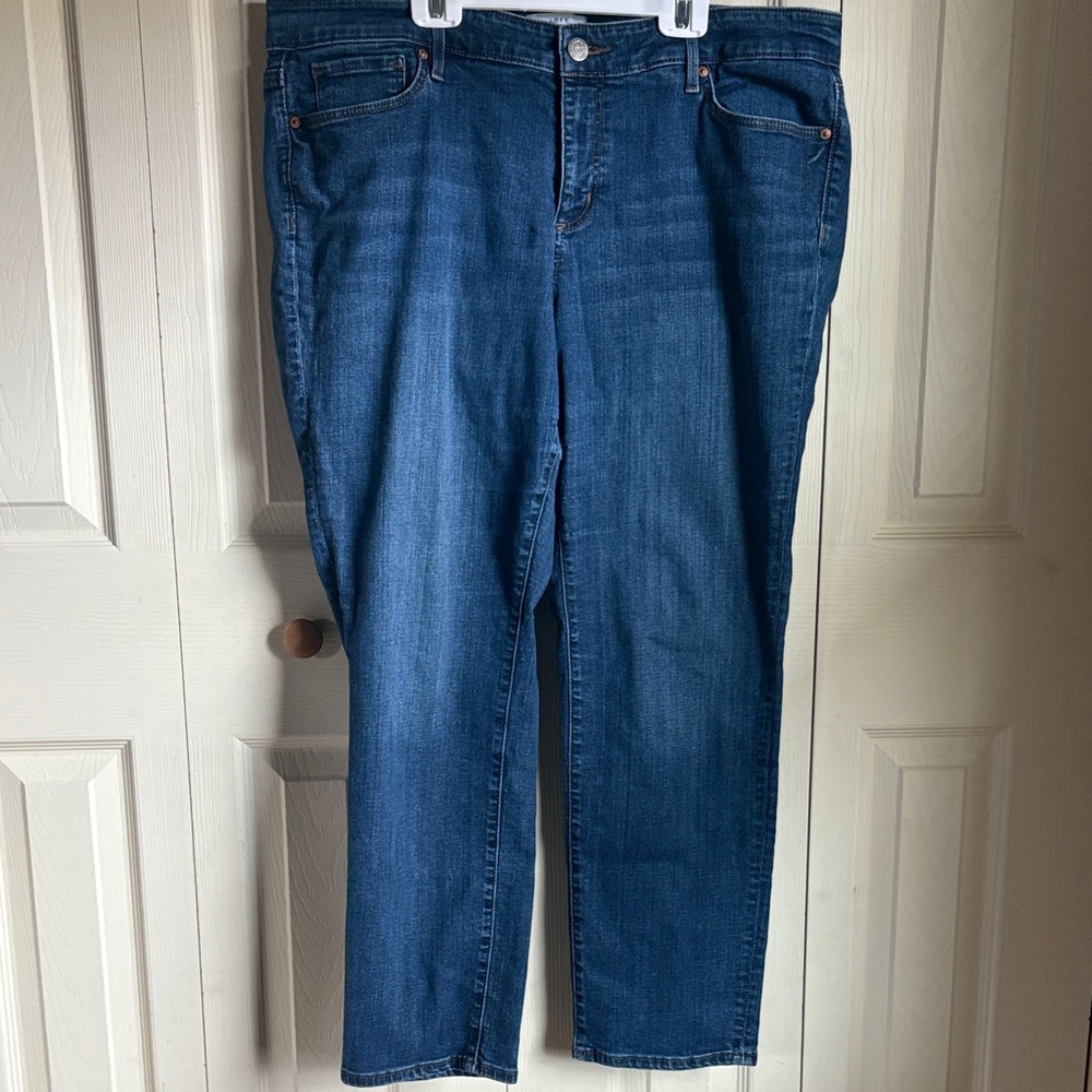 LOFT Plus Dark Blue Jeans